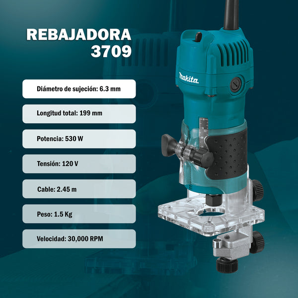 Rebajadora 3709 - Makita