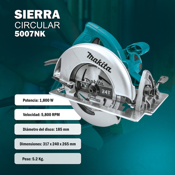 Sierra circular 5007NK - Makita