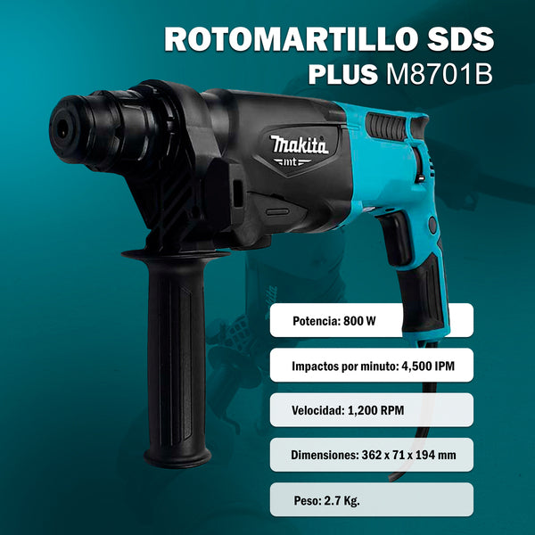 Rotomartillo SDS Plus M8701B - Makita